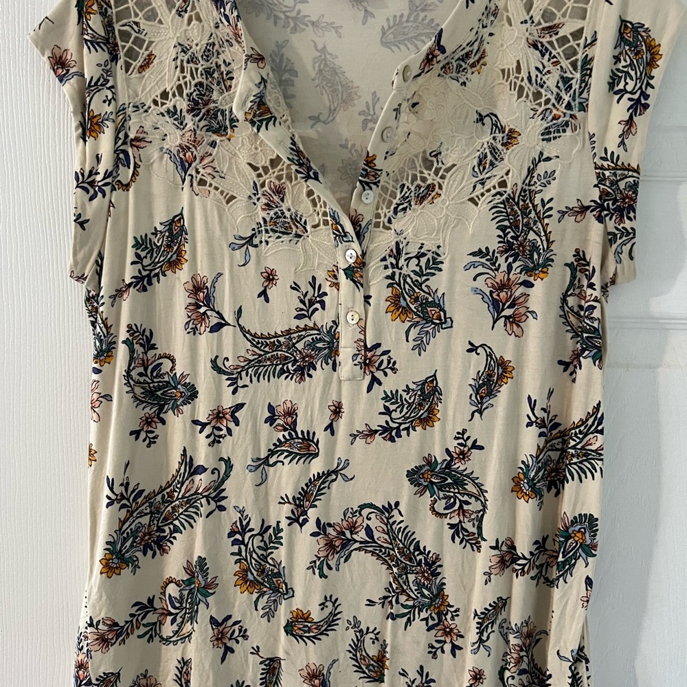 Daniel Rainn Torres Split Neck Top